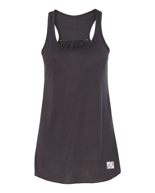 Bella Canvas Ladies Flowy Racerback Tank - Black/Gray/White