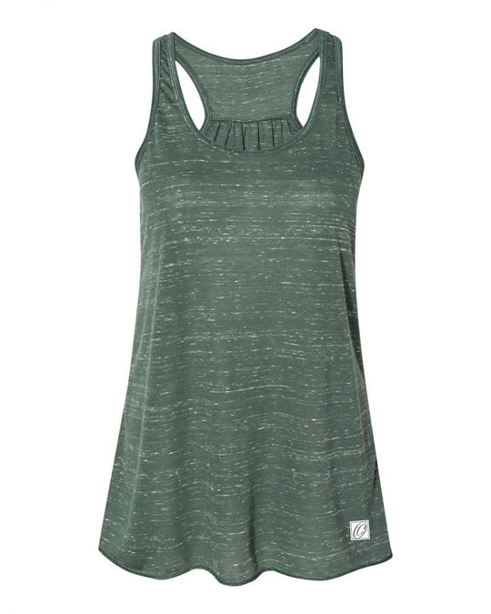 Bella Canvas Ladies Flowy Racerback Tank - Blue/Green