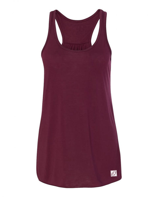 Bella Canvas Ladies Flowy Racerback Tank - Red/Pink/Orange