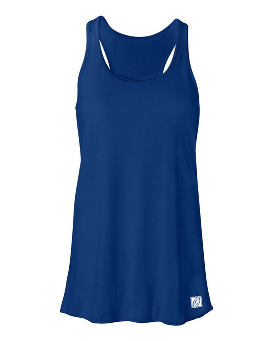 Bella Canvas Ladies Flowy Racerback Tank - Blue/Green