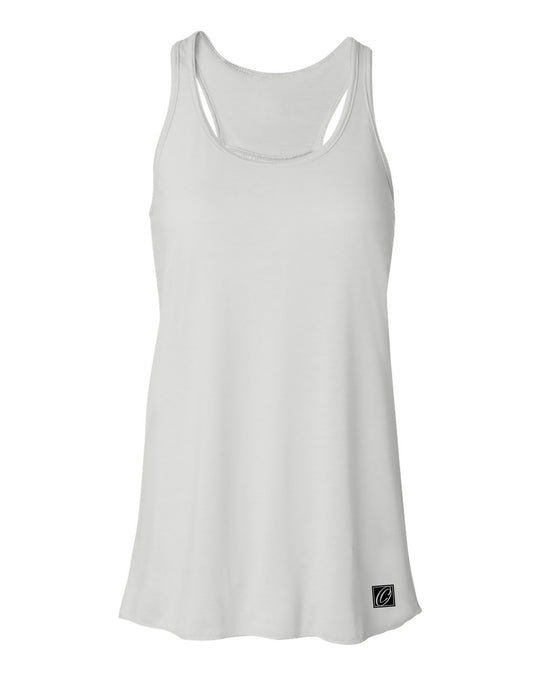 Bella Canvas Ladies Flowy Racerback Tank - Black/Gray/White
