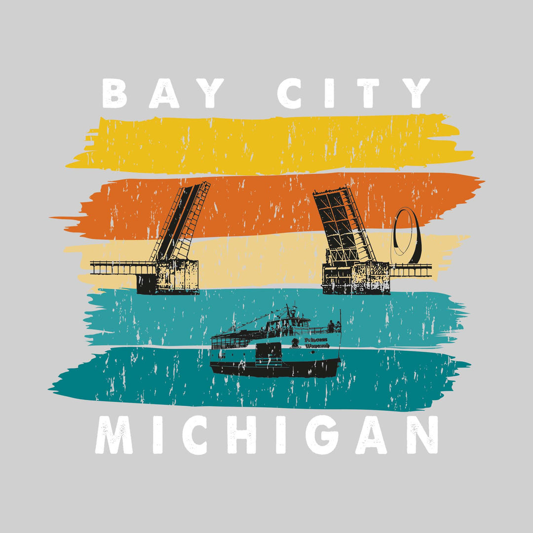 Bay City - Princess Wenonah with Brush Stroke Sunset