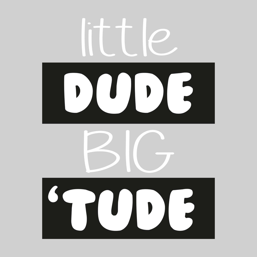 Little Dude Big Tude