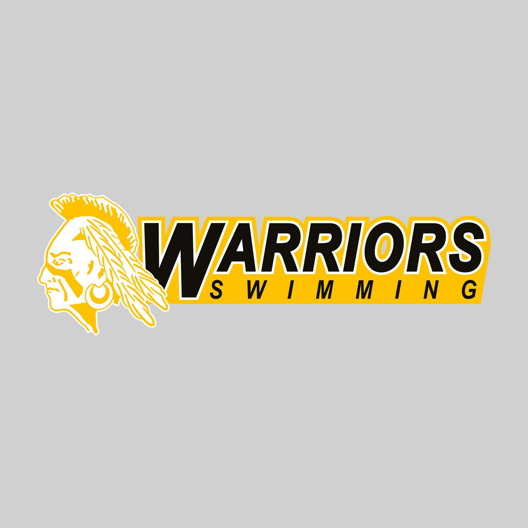 Western Warriors - Swimming & Diving - Warriors Swimming with Mascot