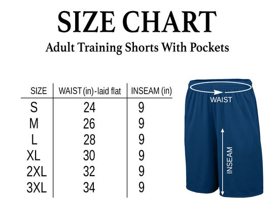 Adult - John Glenn Bobcats Varity Boys Tennis - 2026 - Augusta Sportswear Training Shorts w/ Pockets
