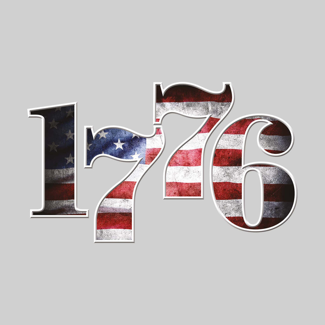 1776 - American Flag in Numbers