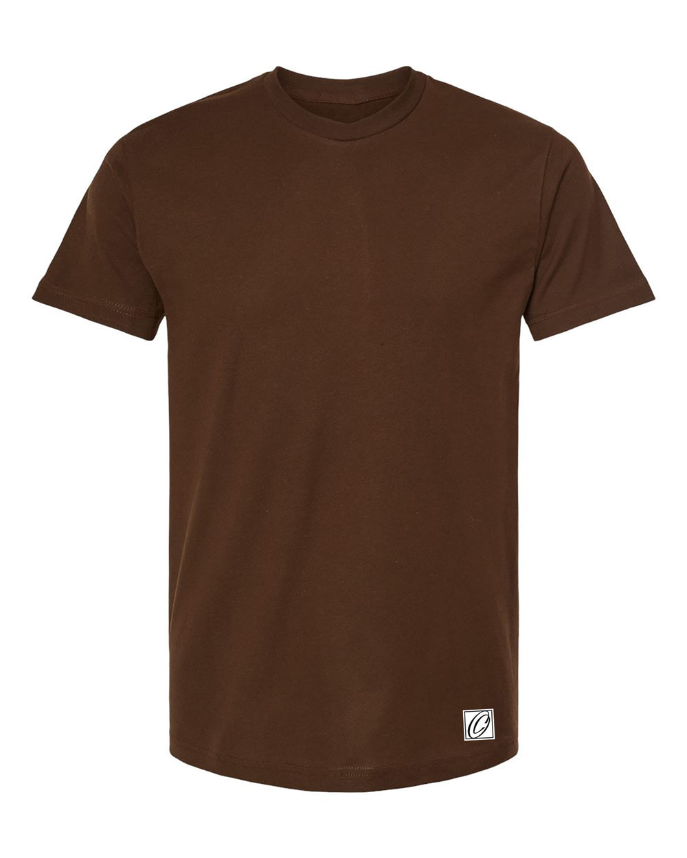 Tultex Adult Fine Jersey Crewneck Short Sleeve Tee - Solid Colors - Black/Brown/Gray/White/Tan