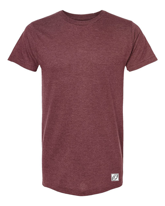 Tultex Adult Fine Jersey Crewneck Short Sleeve Tee - Heather Colors - Red/Pink/Purple/Orange/Yellow