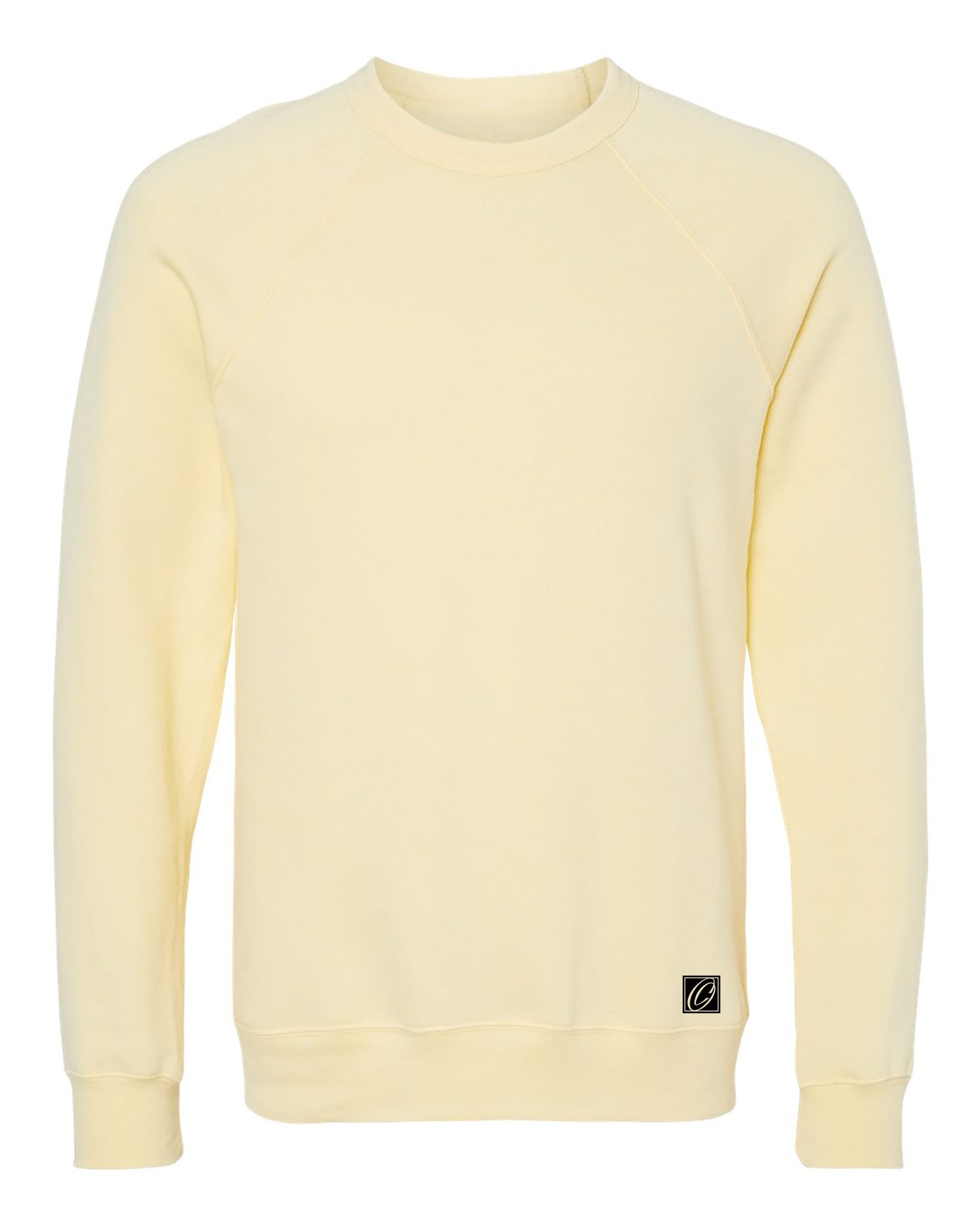 Bella Canvas Adult Midweight Sponge Fleece Raglan Sleeve Crewneck Sweatshirt - Red/Orange/Yellow/Pink/Tan