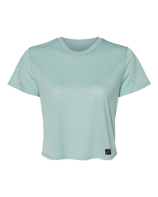 Bella Canvas Ladies Flowy Crop Tee