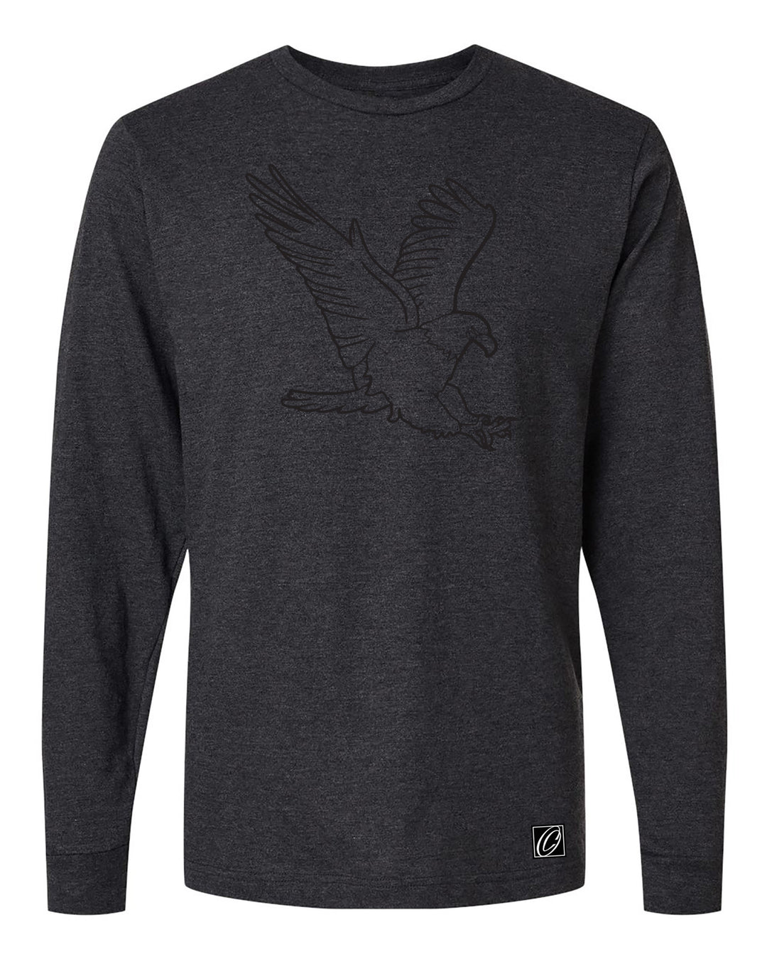 Blackout Mascot Apparel - School Spirit - Tultex Fine Jersey Long Sleeve Tee