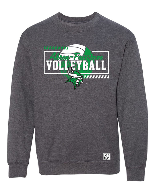 Akron-Fairgrove Vikings - Volleyball - Gildan® Youth Heavy Blend™ Crewneck Sweatshirt