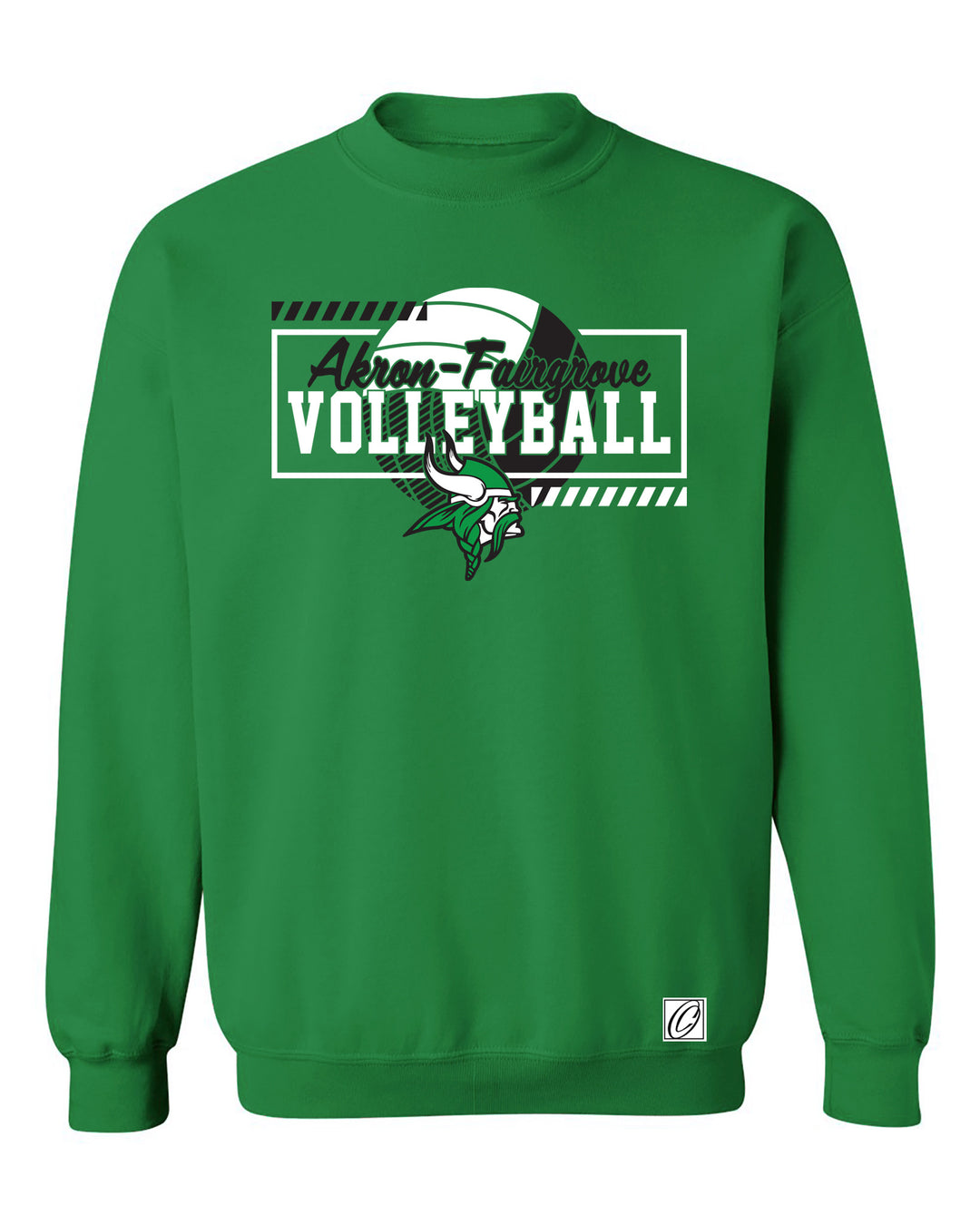 Akron-Fairgrove Vikings - Volleyball - Gildan® Adult Heavy Blend™ Crewneck Sweatshirt