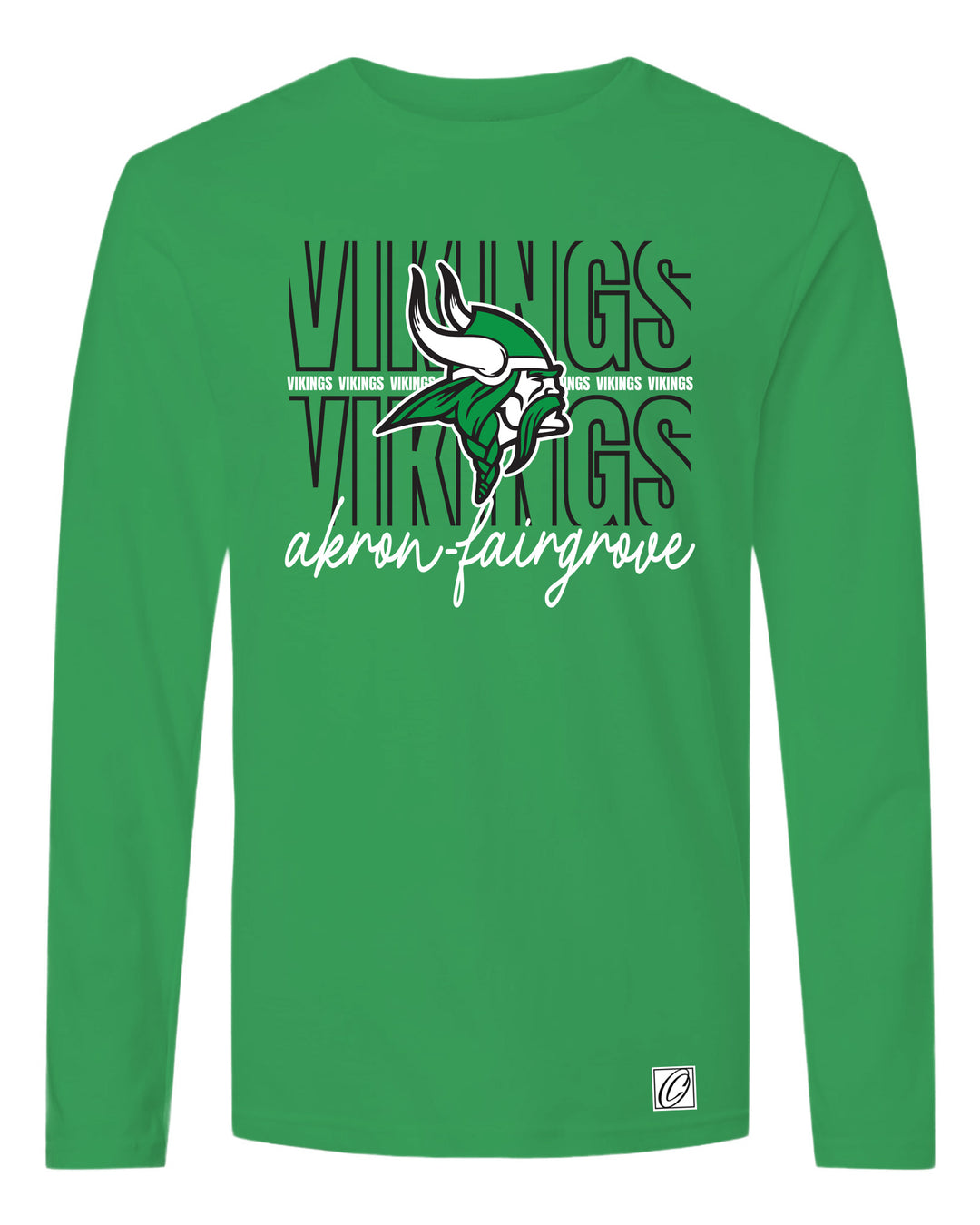Akron-Fairgrover Vikings - Spirit Wear - Gildan® Adult Softstyle® Ringspun Long Sleeve Tee