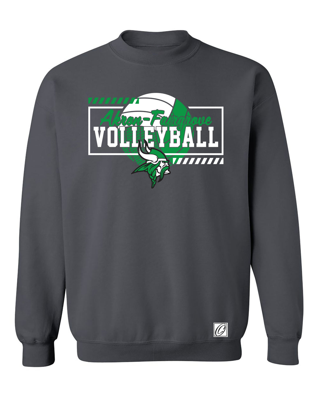 Akron-Fairgrove Vikings - Volleyball - Gildan® Adult Heavy Blend™ Crewneck Sweatshirt