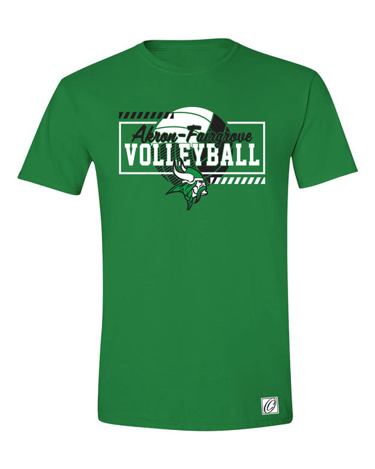 Akron-Fairgrove Vikings - Volleyball - Gildan® Adult Softstyle® Ringspun Short Sleeve Tee