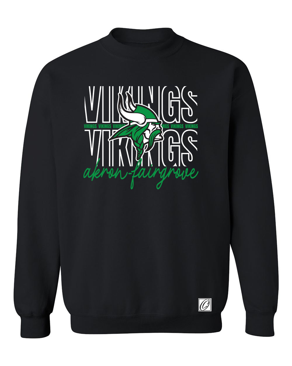 Akron-Fairgrover Vikings - Spirit Wear - Gildan® Adult Heavy Blend™ Crewneck Sweatshirt