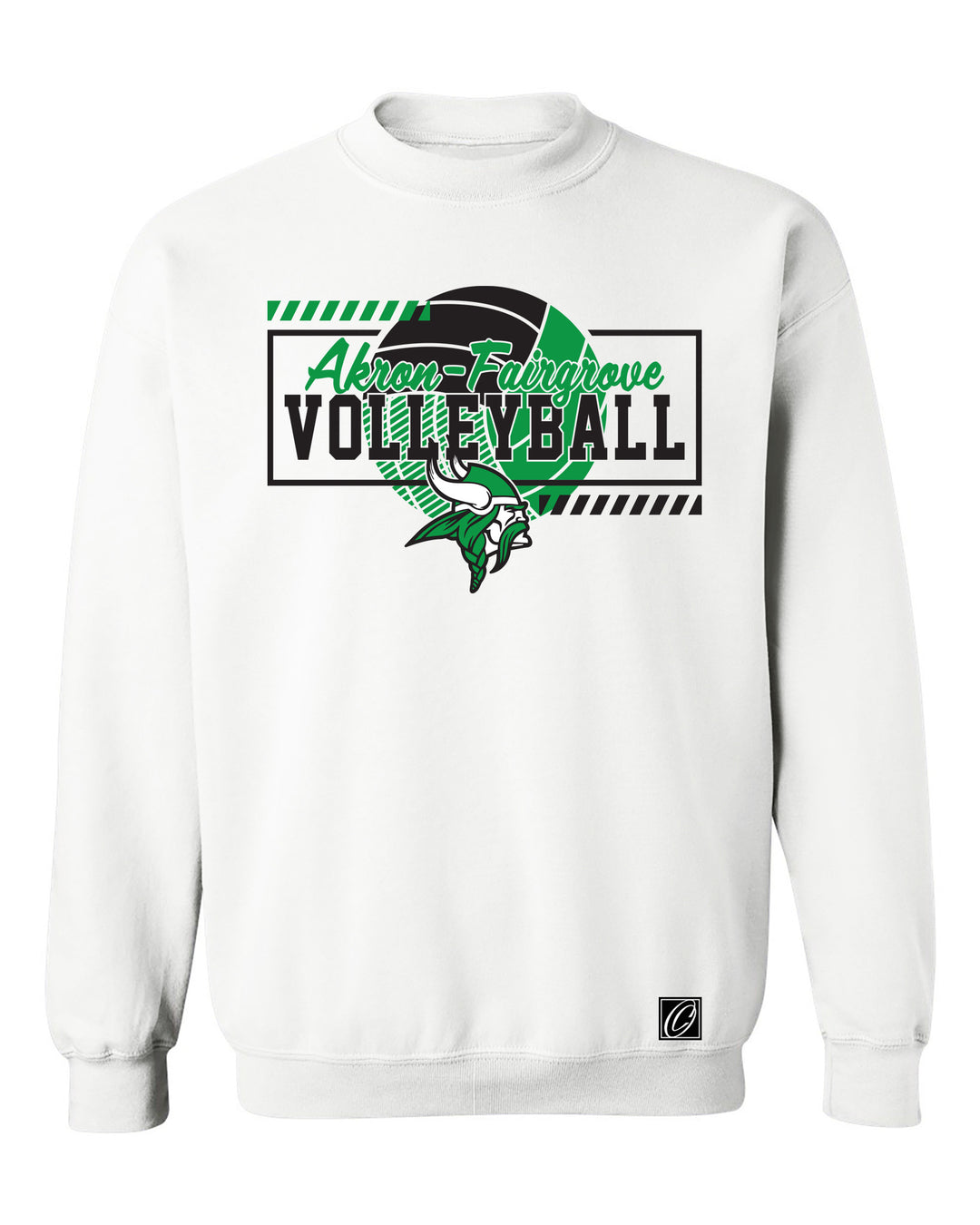 Akron-Fairgrove Vikings - Volleyball - Gildan® Adult Heavy Blend™ Crewneck Sweatshirt