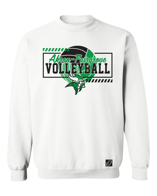 Akron-Fairgrove Vikings - Volleyball - Gildan® Adult Heavy Blend™ Crewneck Sweatshirt
