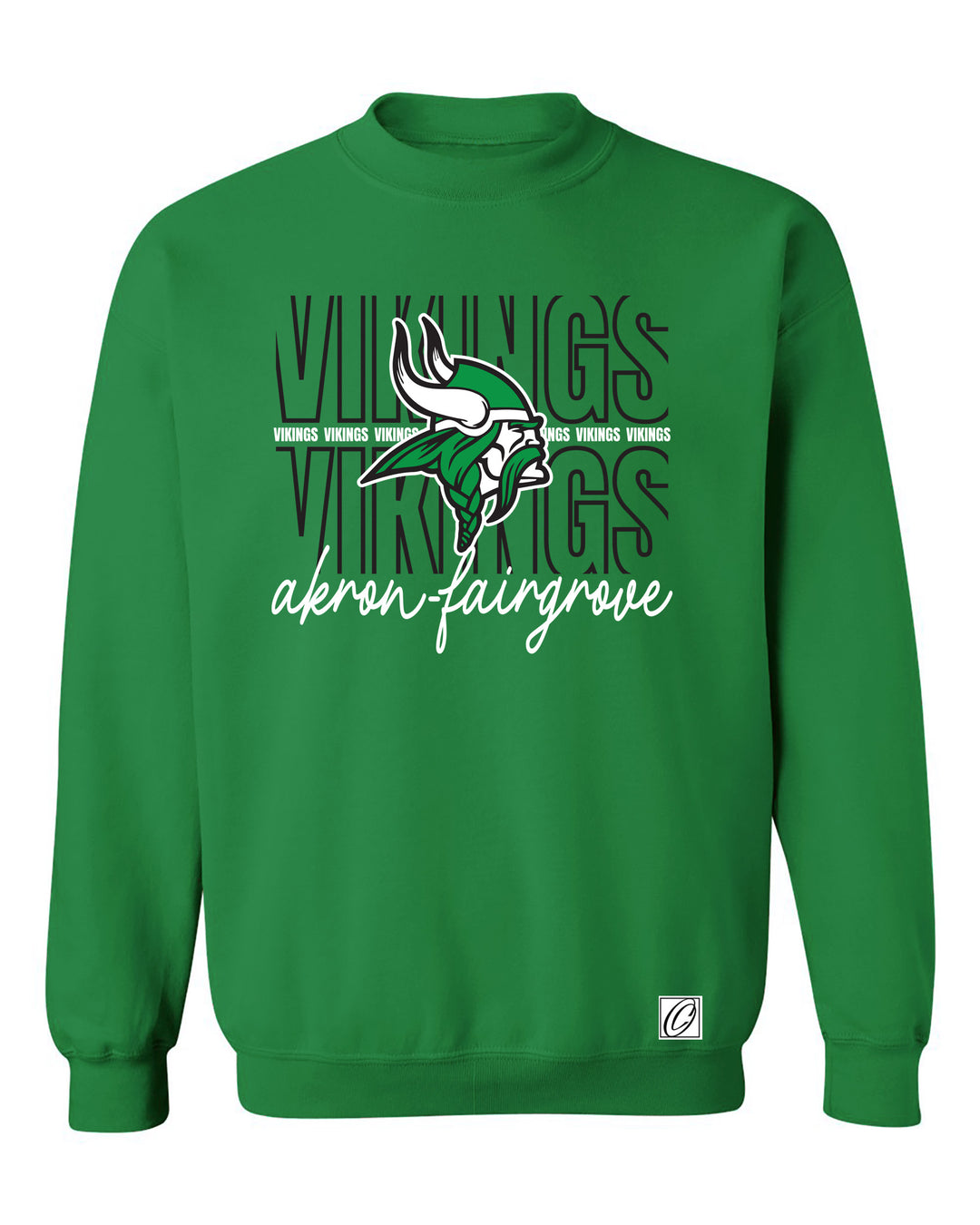 Akron-Fairgrover Vikings - Spirit Wear - Gildan® Adult Heavy Blend™ Crewneck Sweatshirt