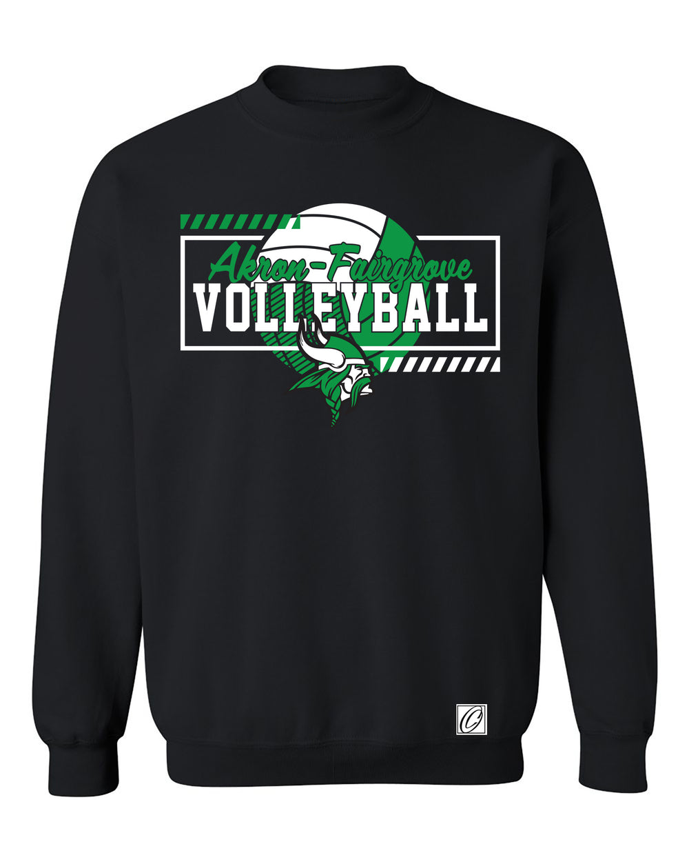 Akron-Fairgrove Vikings - Volleyball - Gildan® Adult Heavy Blend™ Crewneck Sweatshirt