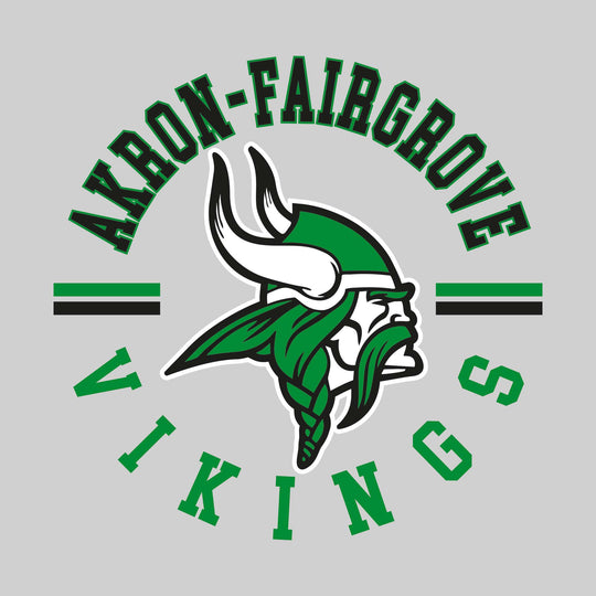 Akron-Fairgrove Vikings - Spirit Wear - Circular Text with Logo