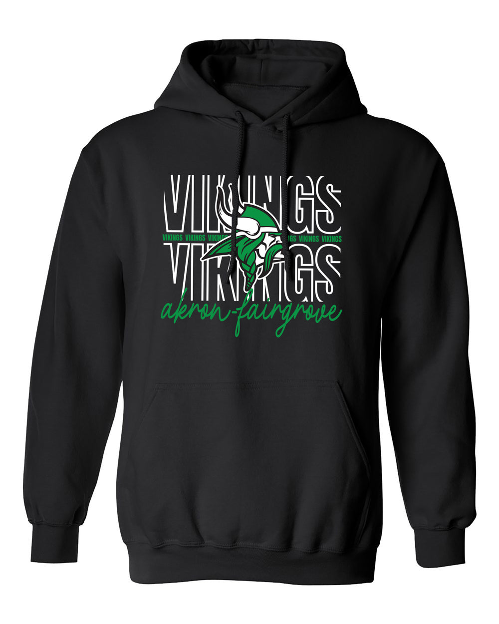 Akron-Fairgrover Vikings - Spirit Wear - Gildan® Adult Heavy Blend Pullover Hoodie