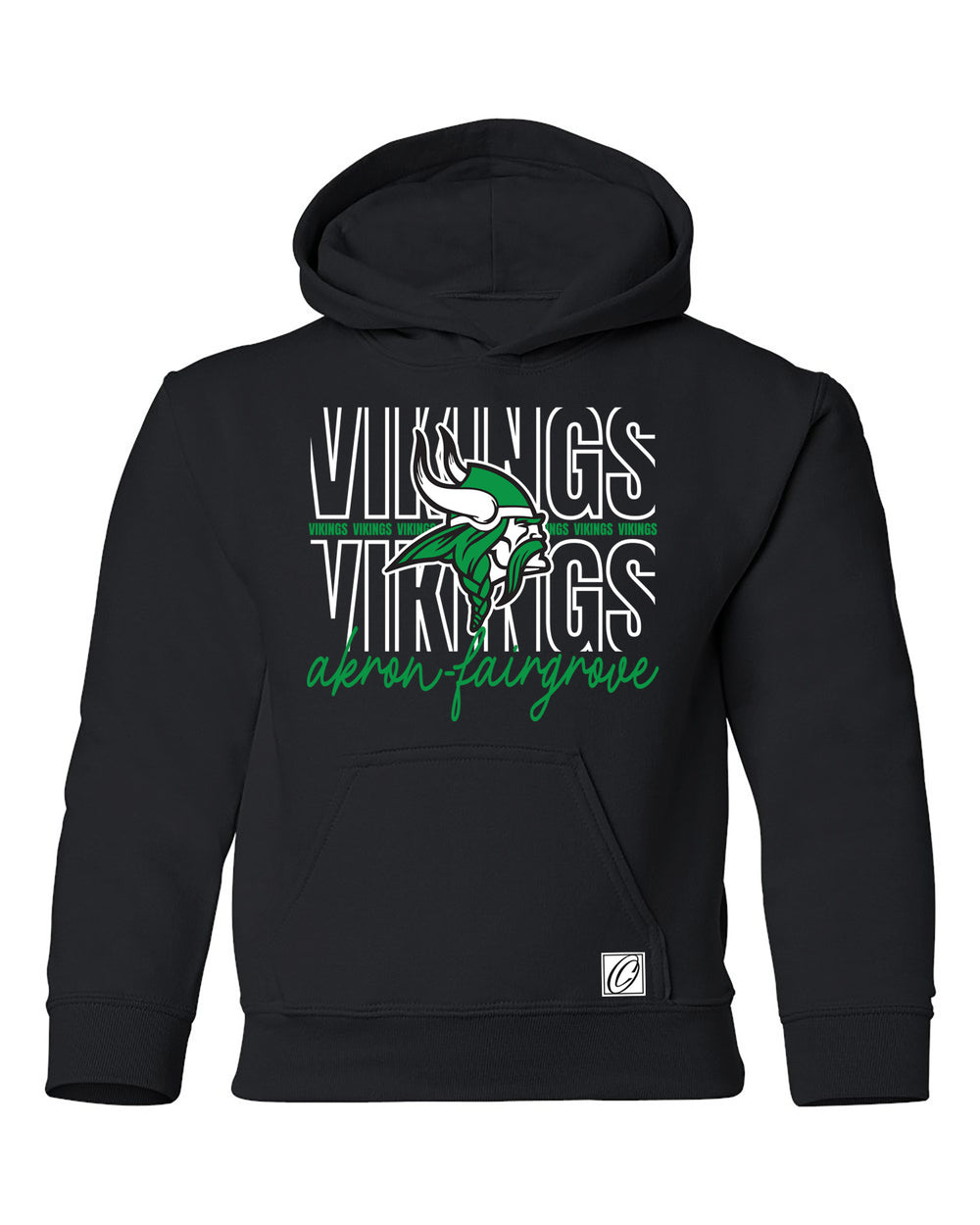 Akron-Fairgrove Vikings - Spirit Wear - Gildan® Youth Heavy™ Blend Pullover Hoodie