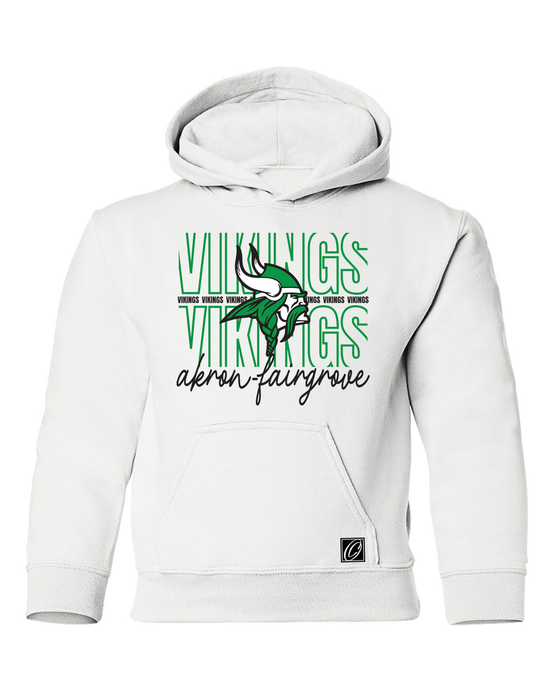 Akron-Fairgrove Vikings - Spirit Wear - Gildan® Youth Heavy™ Blend Pullover Hoodie