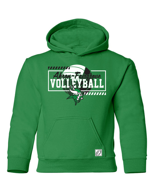 Akron-Fairgrove Vikings - Volleyball - Gildan® Youth Heavy™ Blend Pullover Hoodie