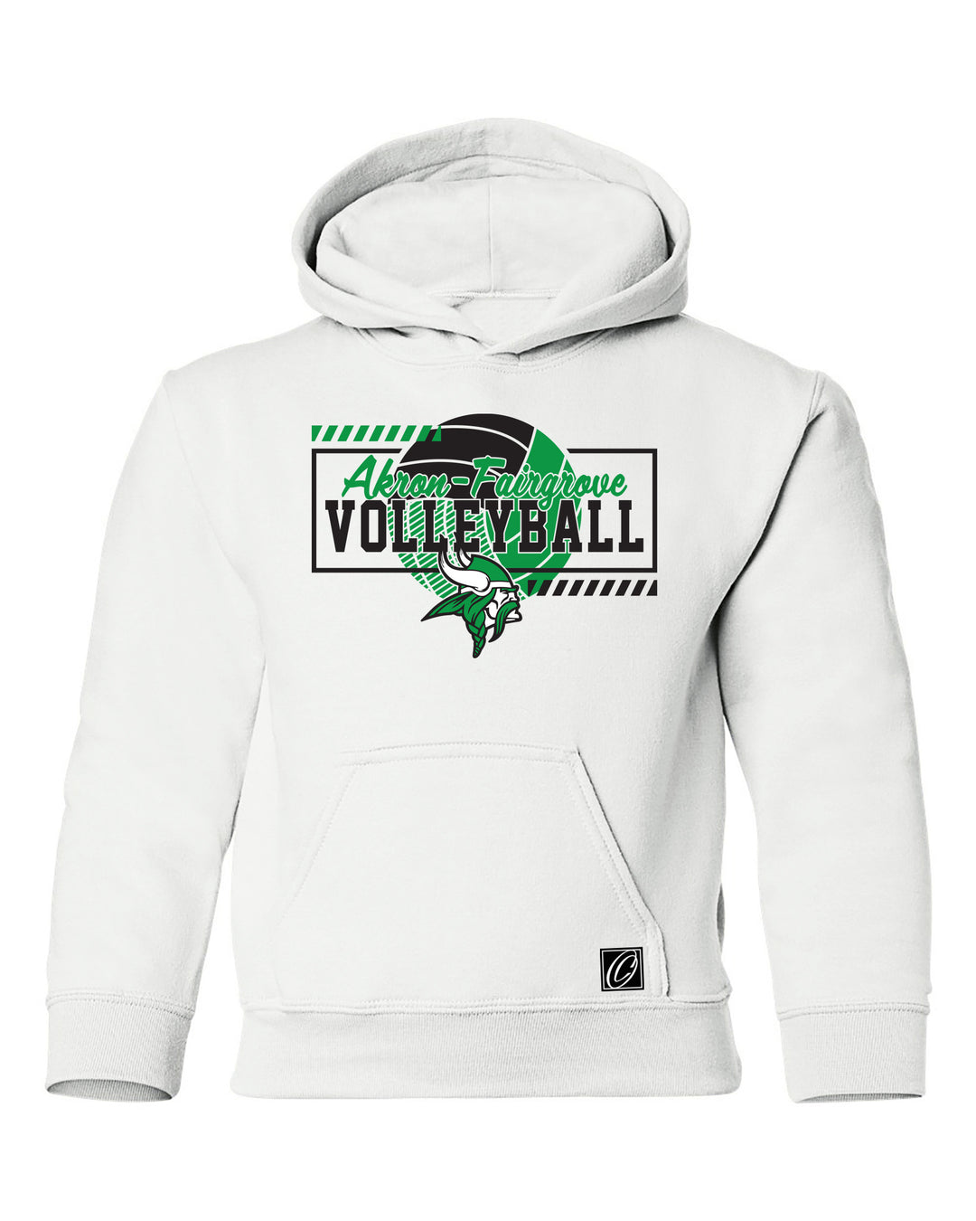 Akron-Fairgrove Vikings - Volleyball - Gildan® Youth Heavy™ Blend Pullover Hoodie