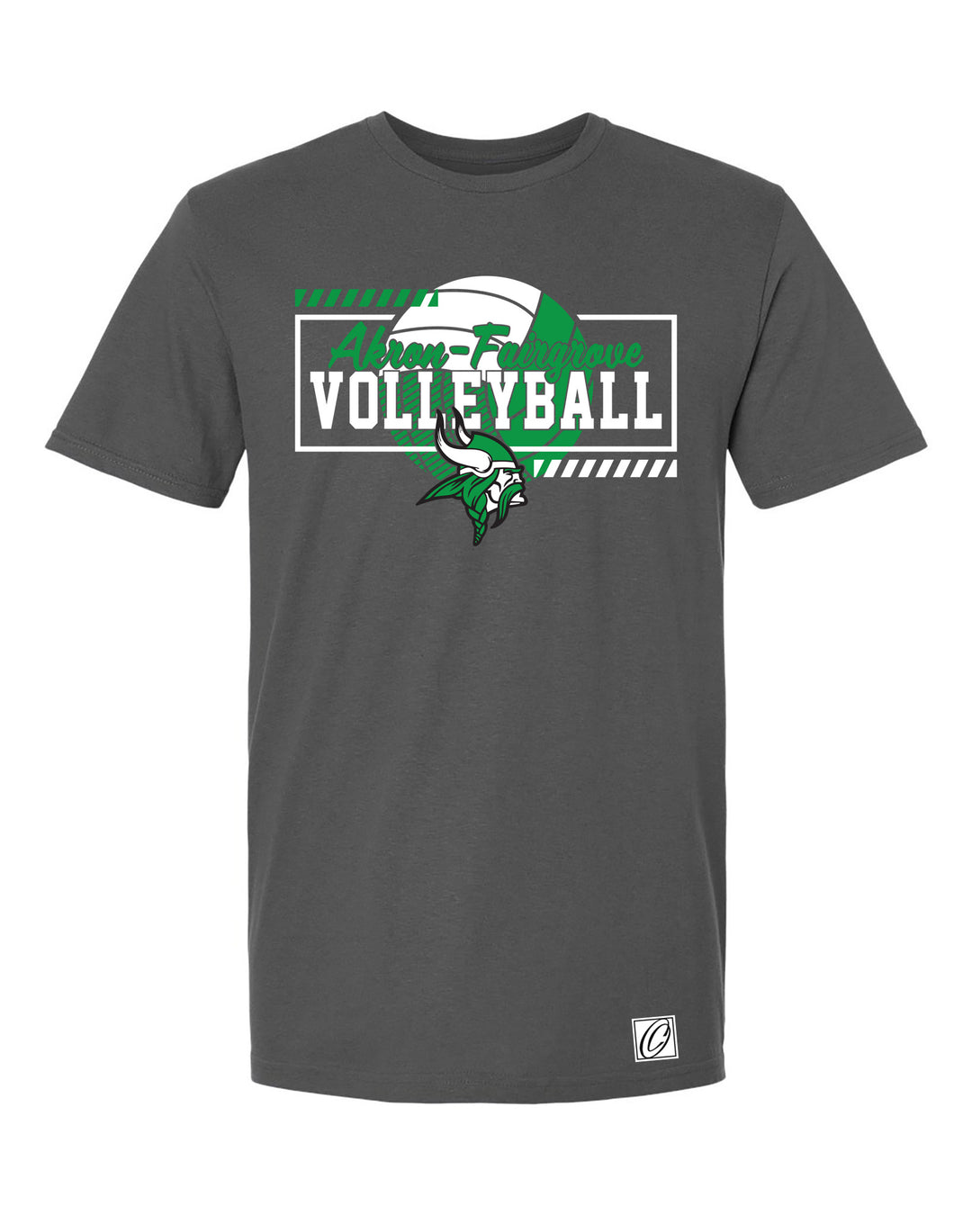 Akron-Fairgrove Vikings - Volleyball - Gildan® Adult Softstyle® Ringspun Short Sleeve Tee