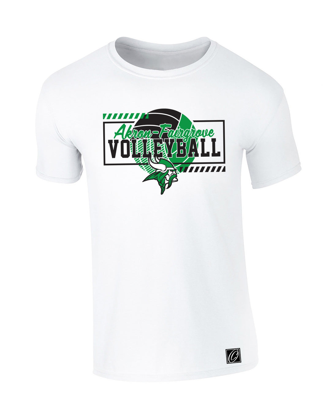 Akron-Fairgrove Vikings - Volleyball - Gildan® Adult Softstyle® Ringspun Short Sleeve Tee