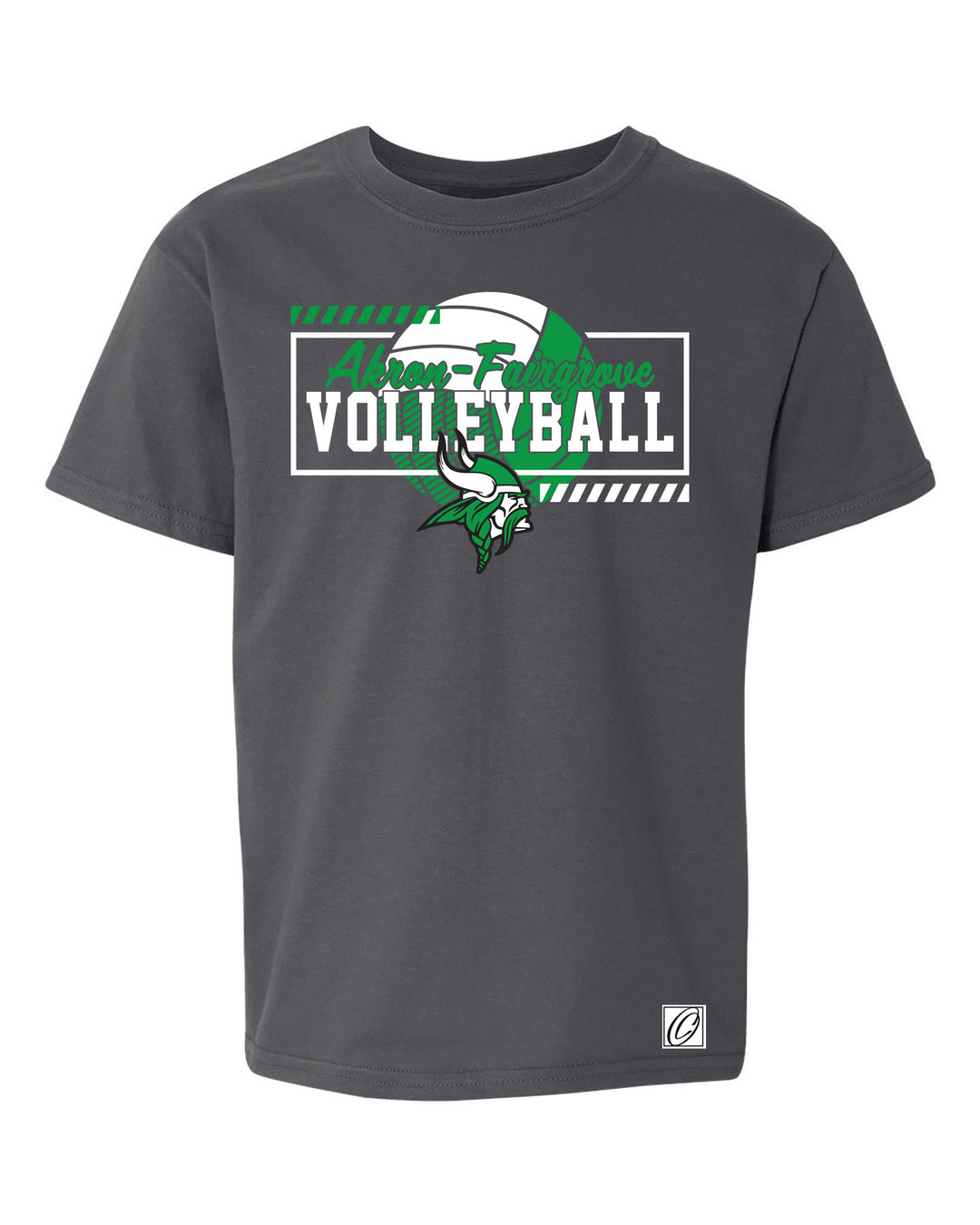 Akron-Fairgrove Vikings - Volleyball - Gildan® Youth Softstyle® Ringspun Short Sleeve Tee