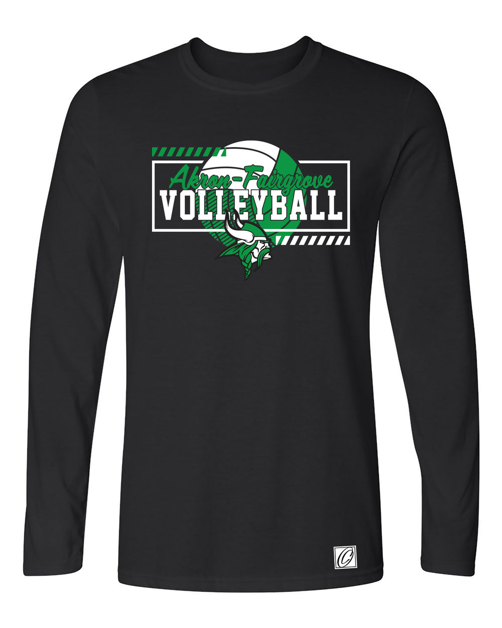 Akron-Fairgrove Vikings - Volleyball - Gildan® Adult Softstyle® Ringspun Long Sleeve Tee