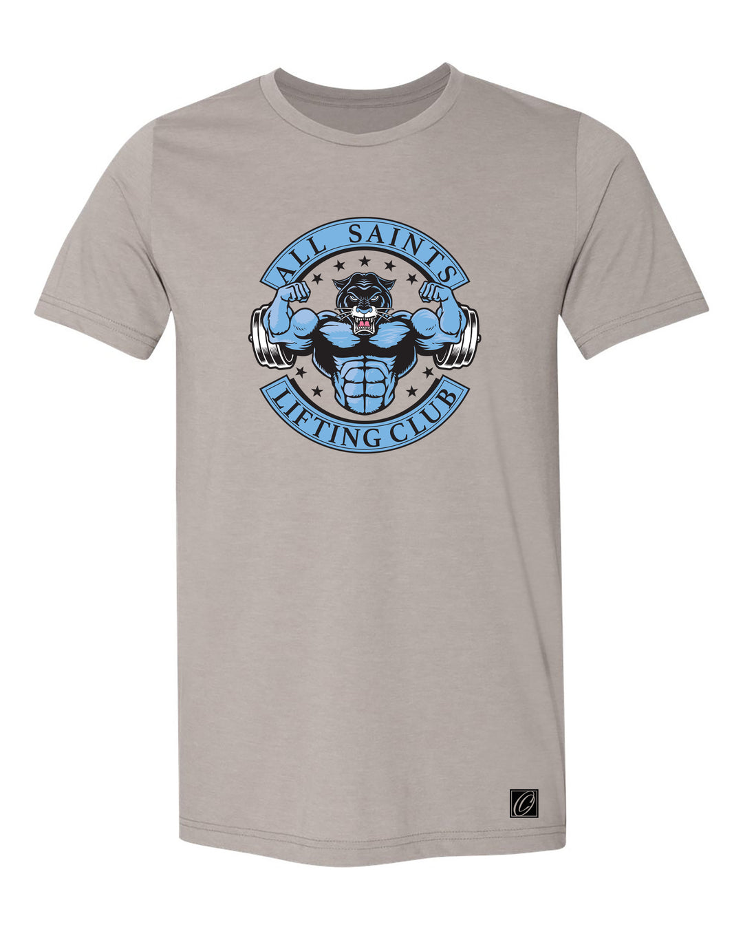 All Saints Cougars Lifting Club - Official Member - Select Weight Class - Youth and Adult Tee