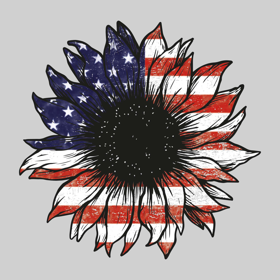 American Flag Sunflower