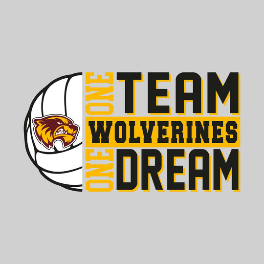 Au Gres-Sims Wolverines - Volleyball - One Team One Dream
