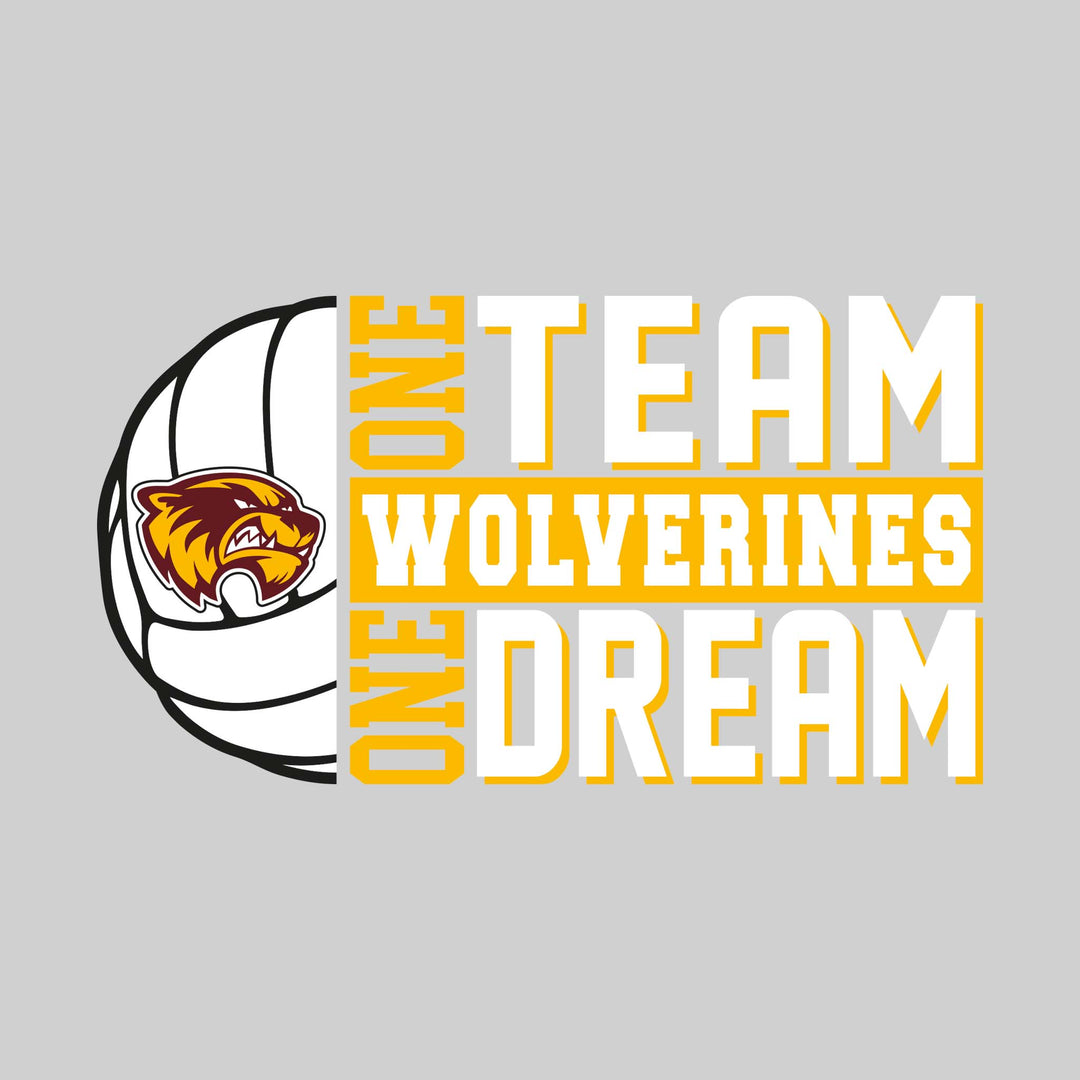 Au Gres-Sims Wolverines - Volleyball - One Team One Dream