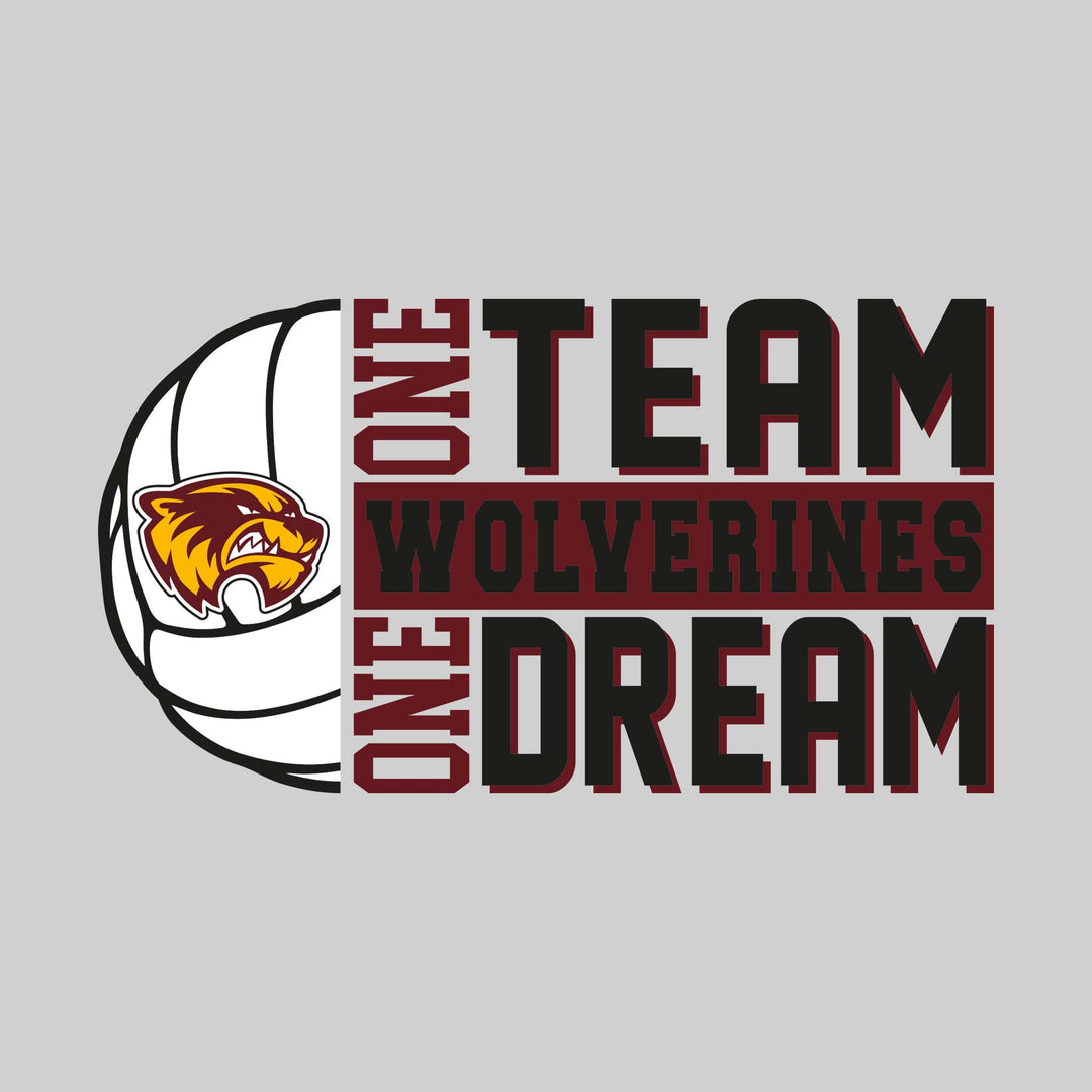 Au Gres-Sims Wolverines - Volleyball - One Team One Dream