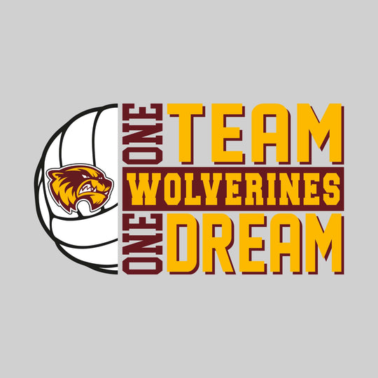 Au Gres-Sims Wolverines - Volleyball - One Team One Dream