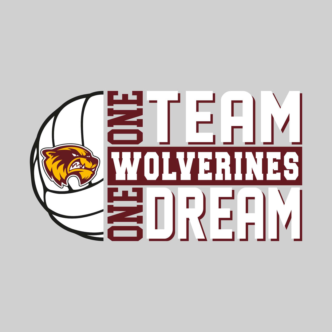 Au Gres-Sims Wolverines - Volleyball - One Team One Dream