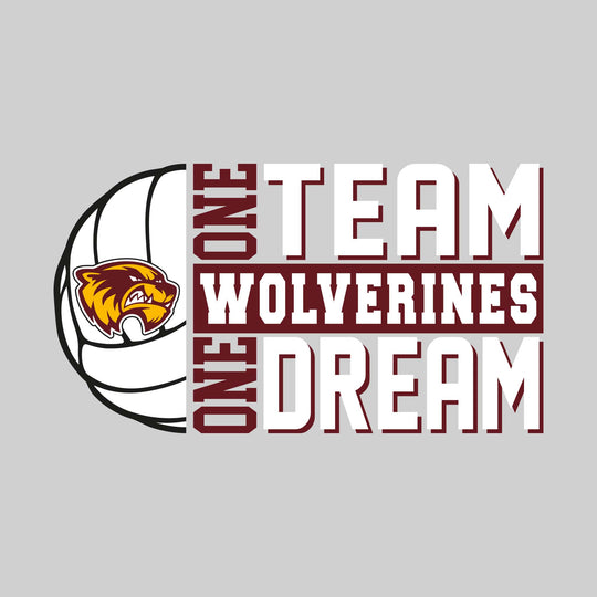 Au Gres-Sims Wolverines - Volleyball - One Team One Dream