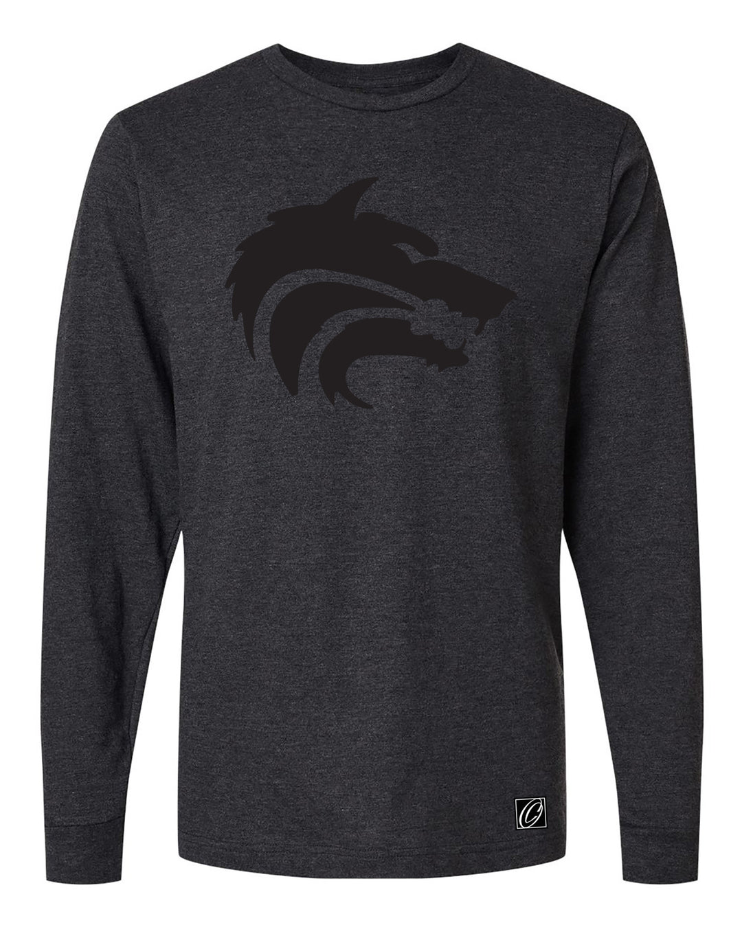Blackout Mascot Apparel - School Spirit - Tultex Fine Jersey Long Sleeve Tee