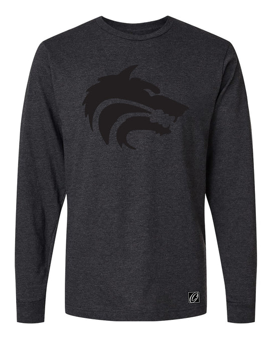 Blackout Mascot Apparel - School Spirit - Tultex Fine Jersey Long Sleeve Tee