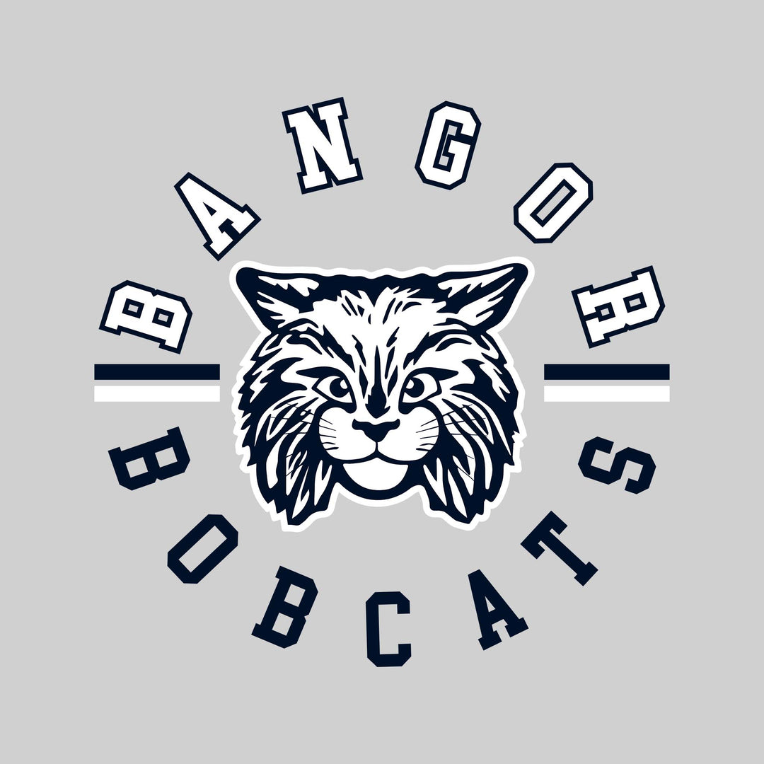 Bangor Bobcats - Spirit Wear - Circular Text with Mascot