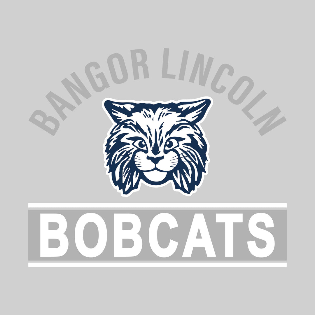 Bangor Lincoln Elementary - Spirit Wear - Arched Bangor Lincoln Over Mascot