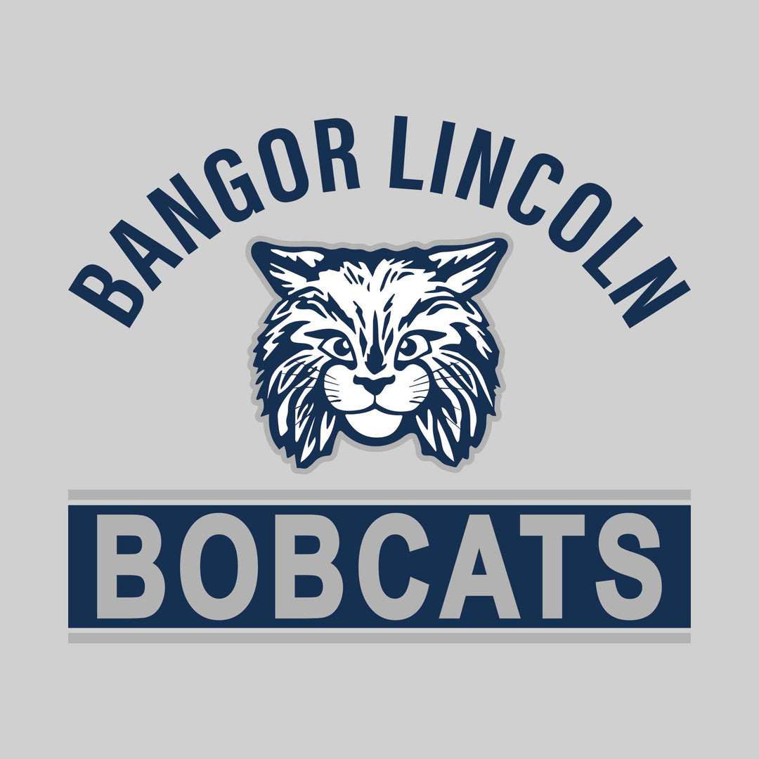 Bangor Lincoln Elementary - Spirit Wear - Arched Bangor Lincoln Over Mascot