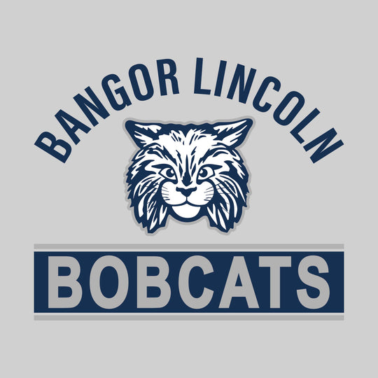 Bangor Lincoln Elementary - Spirit Wear - Arched Bangor Lincoln Over Mascot