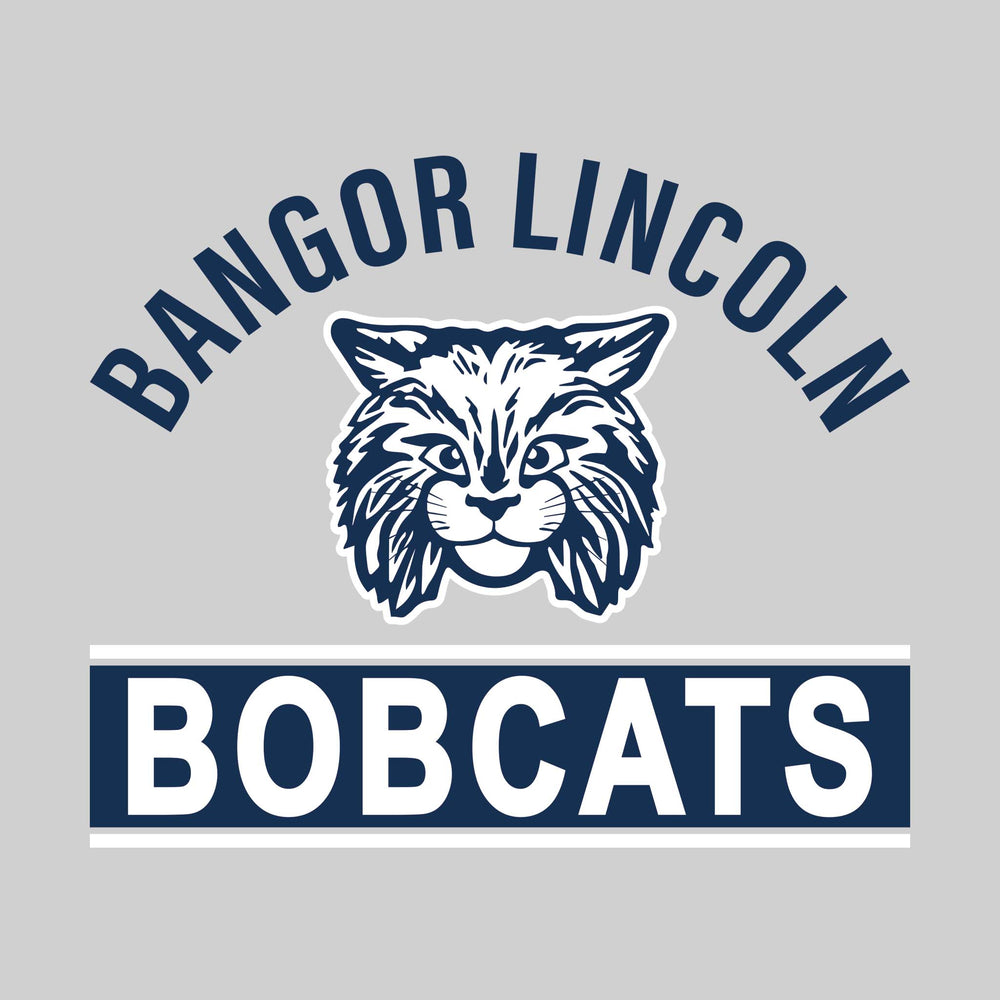 Bangor Lincoln Elementary - Spirit Wear - Arched Bangor Lincoln Over Mascot